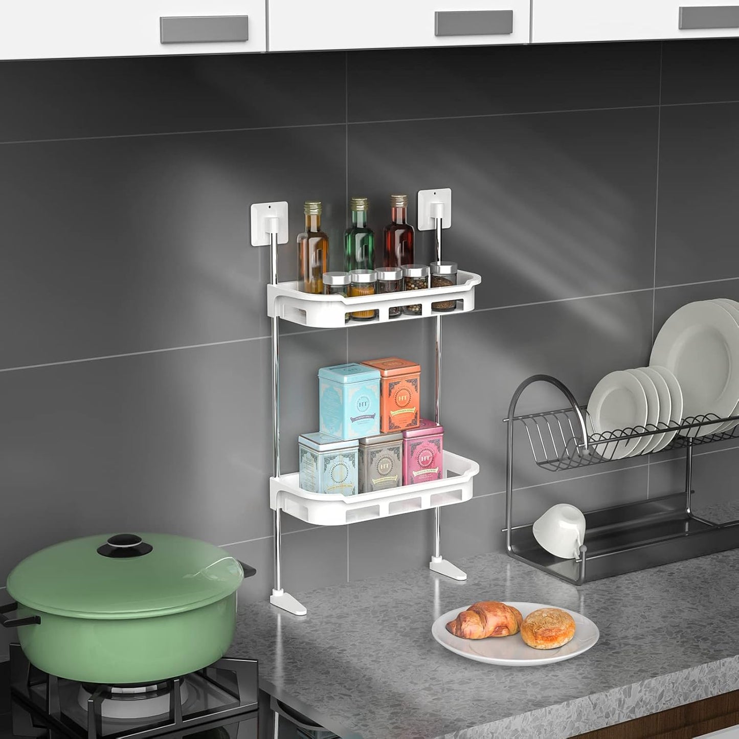 ESTANTE ORGANIZADOR 3 NIVELES PARA BAÑO