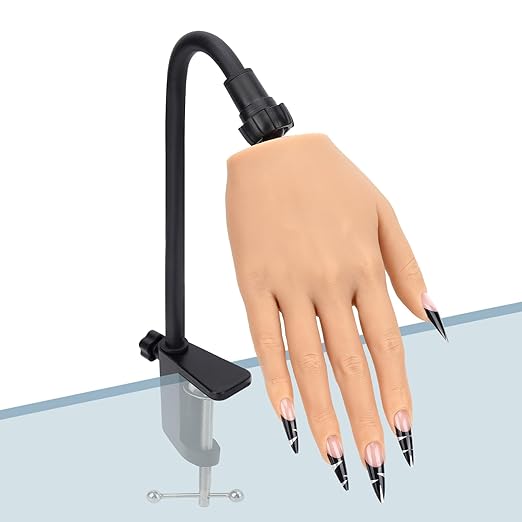 Mano de Practica de Silicona, Para uñas acrilicas - Wendynails Velasquez