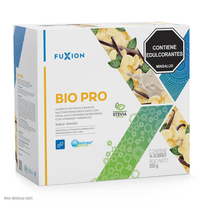 Caja de proteina y minerales de FUXION