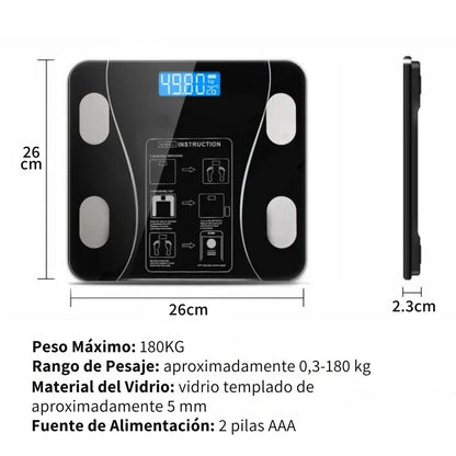 BASCULA INTELIGENTE BLUETOOTH