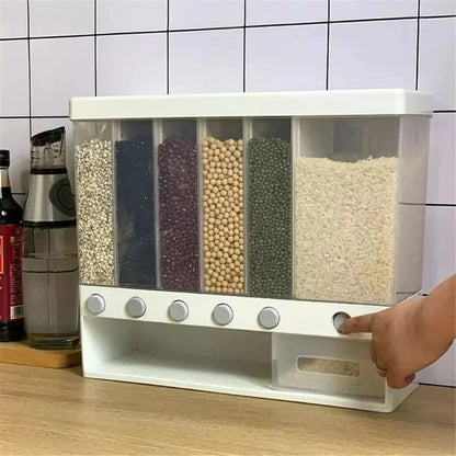 DISPENSADOR ORGANIZADOR DE GRANOS Y CEREALES