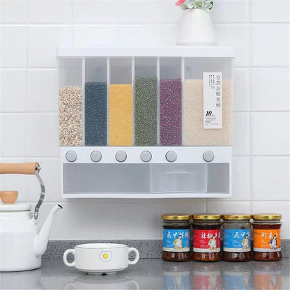 DISPENSADOR ORGANIZADOR DE GRANOS Y CEREALES