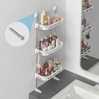 ESTANTE ORGANIZADOR 3 NIVELES PARA BAÑO