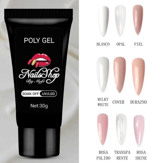 Nailshop POLY GEL 30 GR / Rosa shine