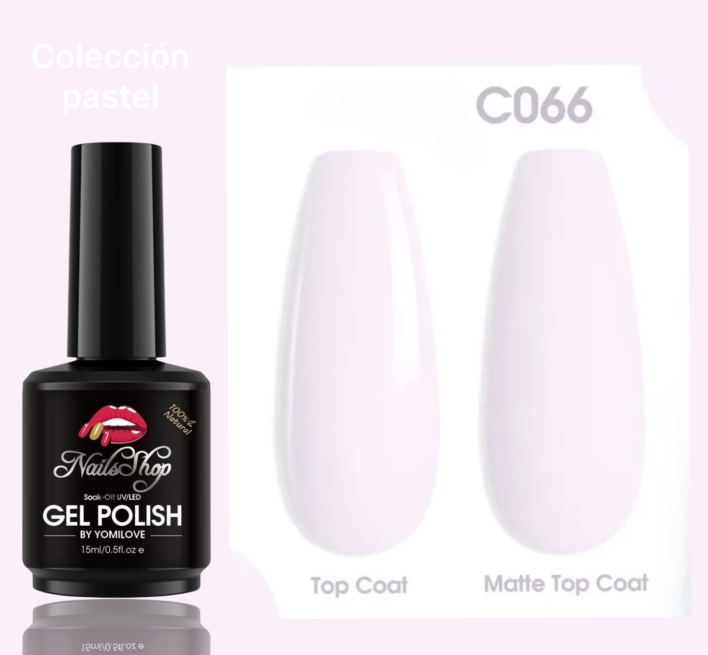 Nailshop GEL PLANO / C066 LILA PASTEL