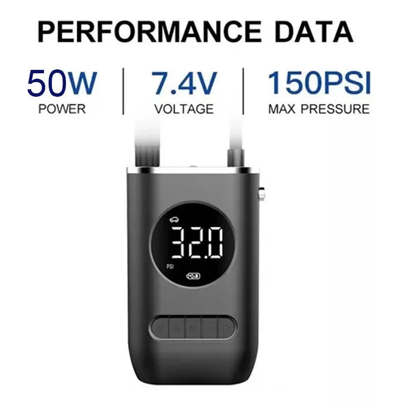 MINI COMPRESOR DE AIRE PORTATIL TIPO XIAOMI