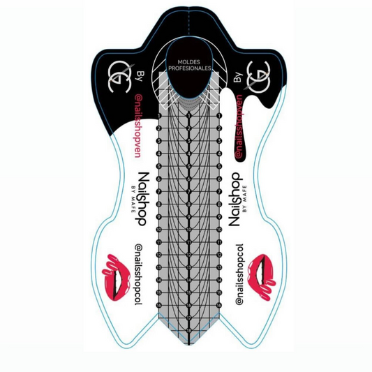 Nailshop MOLDES XXL x300 UNIDADES (200 gr de aluminio)