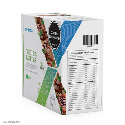 CAJA PROTEIN ACTIVE con avellanas de fuxion