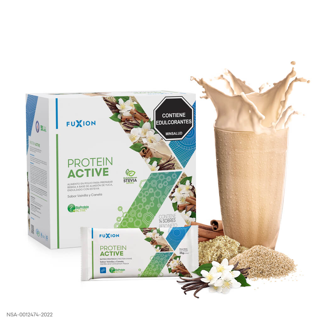 PROTEIN ACTIVE de fuxion con vaso