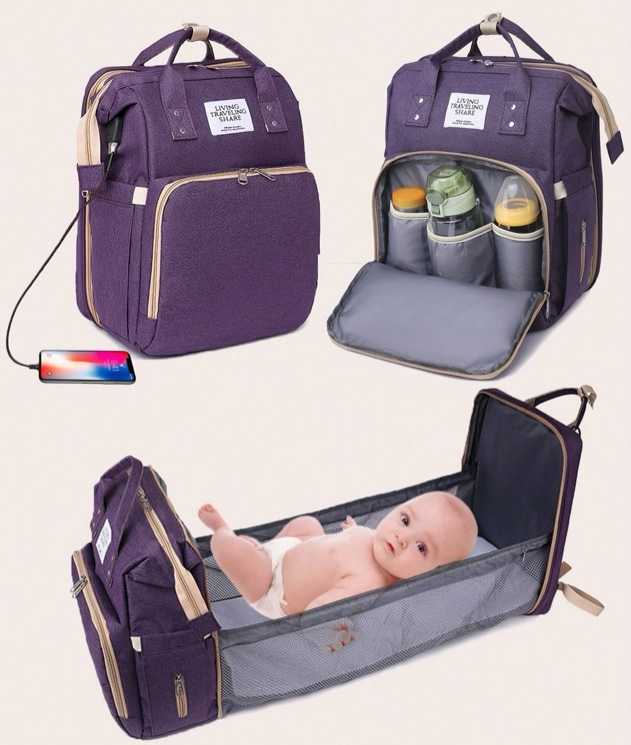 PAÑALERA MULTIFUNCIONAL PLEGABLE PARA BEBE