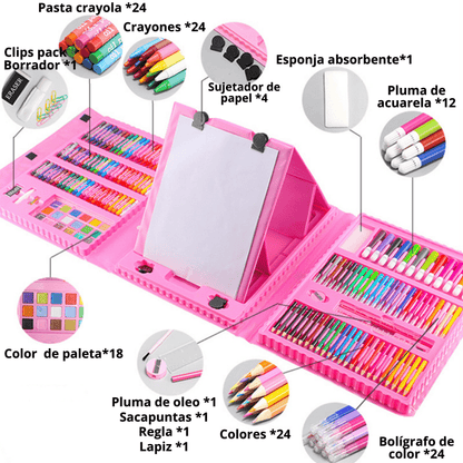 KIT ARTISTICO 208 PIEZAS