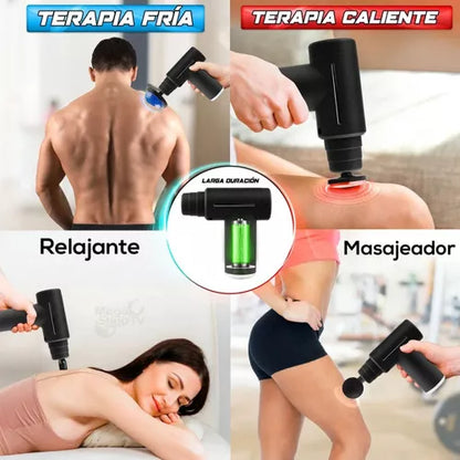 PISTOLA MASAJEADORA DE CALOR Y FRUIO