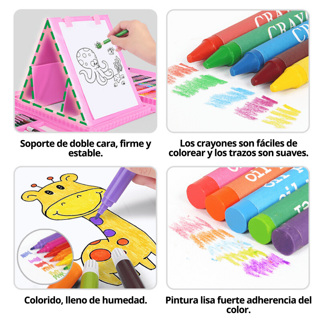 KIT ARTISTICO 208 PIEZAS