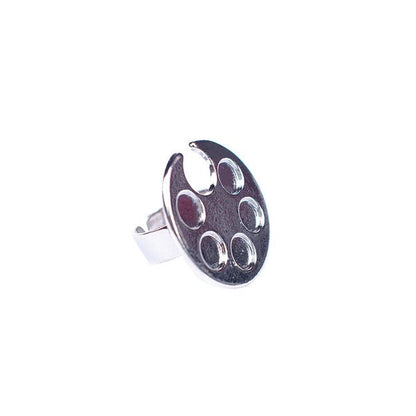 ANILLO PARA DECORAR - Wendynails VelasquezANILLO PALETA SILVER