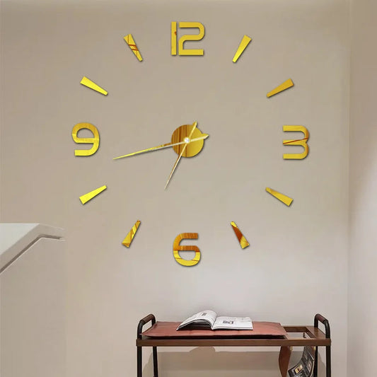 RELOJ DE PARED DORADO